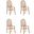 Paragon Dining Chair 1.0 In Nature and Cane Set of 4