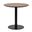 Paras 32 Inch Bistro Table In Walnut and Black
