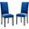 Parcel Performance Velvet Dining Side Chairs - Set of 2 EEI-3779-NAV