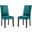 Parcel Performance Velvet Dining Side Chairs Set of 2 In Teal