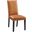 Parcel Tan Dining Faux Leather Side Chair
