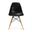Paris-2 Side Chairs Set of 2 In Black and Natural
