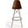 Paris Bar Height Stools Set of 2 In Brown