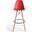 Paris Bar Height Stools Set of 2 In Red
