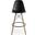 Paris Counter Height Stools Set of 2 In Black and Natural