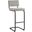 Parity Boucle Barstool Set of 2 In Black Taupe