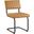 Parity Vegan Leather Dining Side Chairs Set of 2 In Black Tan