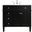 Park Avenue 36 Inch Single Bathroom Vanity In Black