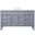 Park Avenue 60 Inch Single Bathroom Vanity In Grey