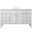 Park Avenue 60 Inch Single Bathroom Vanity In White