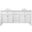 Park Avenue 72 Inch Double Bathroom Vanity In White