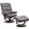 Parker Living Knight Haze Manual Reclining Swivel Chair And Ottoman