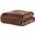 Parker Polyester Microcord Solid Pieced Corduroy Plush Throw In Brown