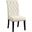 Alana Tufted Back Upholstered Side Chairs Beige Set of 2