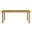 Parkland 76 Inch Outdoor Patio Aluminum Dining Table In Natural