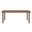 Parkland 76 Inch Outdoor Patio Aluminum Dining Table In Walnut