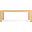 Parsons 84 Inch Dining Table In Natural