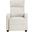 Parsons Push Back Reclining Chair In Beige