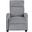 Parsons Push Back Reclining Chair In Dark Gray