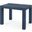Parsons Side Table In Deep Navy
