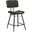 Partridge Upholstered Counter Height Stools with Footrest Set of 2