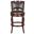 Pasquale Sierra Brown Swivel Bar Stool