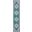 Passion 2'2" x 10' Indoor Rug In Turquoise