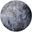 Passion 4' x 4' Round Indoor Rug In Blue and Black