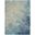 Passion Navy and Light Blue 5'3" x 7'3" Modern Area Rug