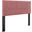 Patience Dusty Rose Channel Tufted Performance Velvet King/California King Headboard