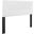 Patience White Channel Tufted Performance Velvet Full/Queen Headboard