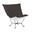 Patio Scroll Puff Chair Seascape Titanium Frame In Charcoal