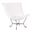 Patio Scroll Puff Chair Seascape Titanium Frame In Natural