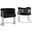 Paty Accent Barrel Leisure Chair In Black Velvet and Silver Chrome Legs