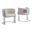 Paty Accent Barrel Leisure Chair In Cream Velvet and Silver Chrome Legs