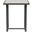 Pavia 35 Inch Bar Table In Matte Charcoal