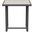 Pavia 35 Inch Counter Table In Matte Charcoal