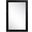 Pavia Genuine Marble Frame Mirror In Black
