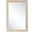 Pavia Genuine Travertine Frame Mirror In Natural