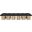 Pavilion 93 Inch 12 Piece Boucle Fabric Bench In Black and Natural