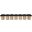 Pavilion 108 Inch 7 Piece Boucle Fabric Bench In Black and Natural
