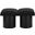 Pavilion 31 Inch 2 Piece Boucle Fabric Bench In Black
