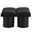 Pavilion 31 Inch 4 Piece Boucle Fabric Bench In Black