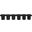 Pavilion 108 Inch 6 Piece Boucle Fabric Bench In Black
