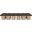 Pavilion Boucle 2 Piece Fabric Bench In Brown
