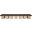 Pavilion Boucle 4 Piece Fabric Bench In Brown