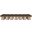 Pavilion Boucle 4 Piece Fabric Bench In Brown