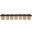 Pavilion Boucle 7 Piece Fabric Bench In Brown