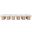 Pavilion 108 Inch 12 Piece Boucle Fabric Bench In Cream and Natural