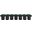 Pavilion 108 Inch 7 Piece Boucle Fabric Bench In Green and Black